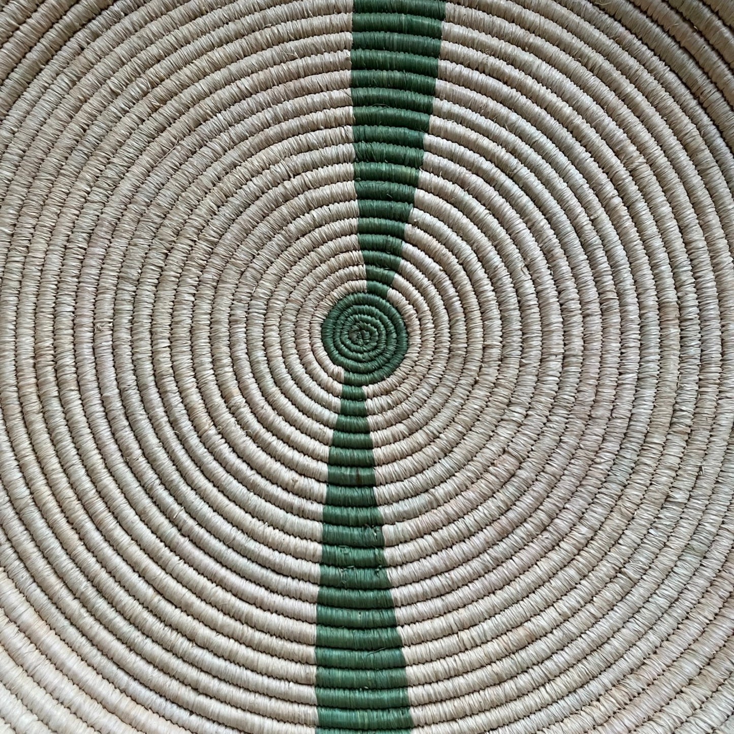 Stripe Basket in Sage