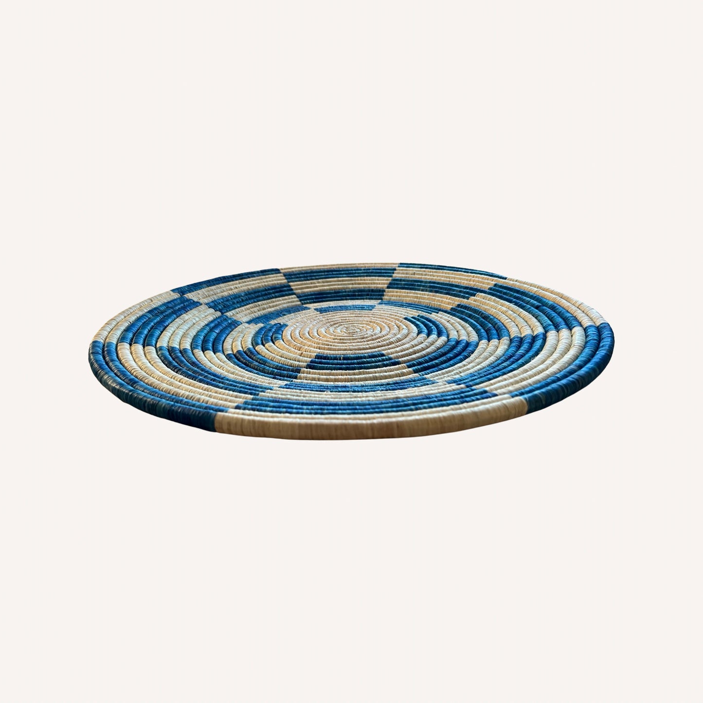 Check Basket in Blue
