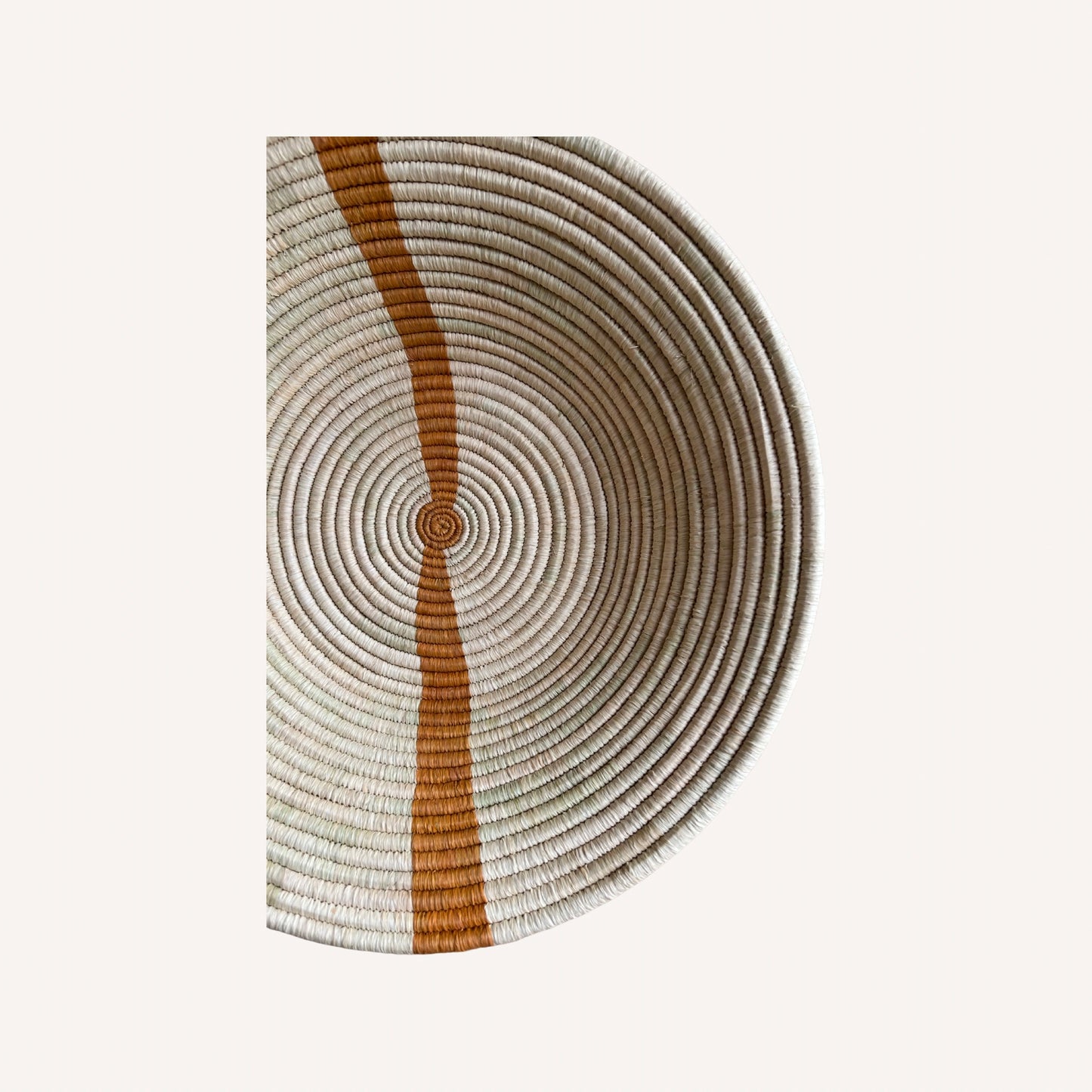 Stripe Basket in Ginger