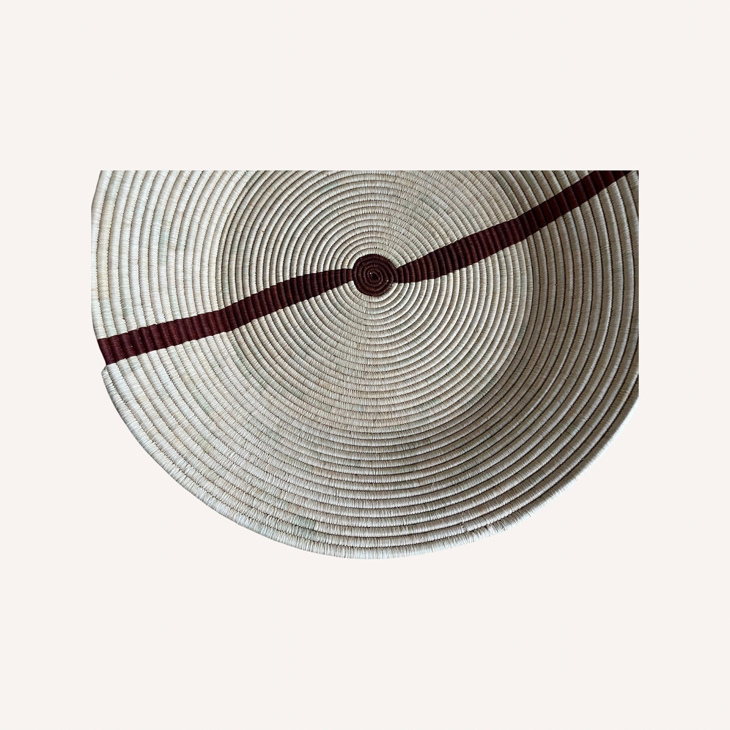 Stripe Basket in Tobacco