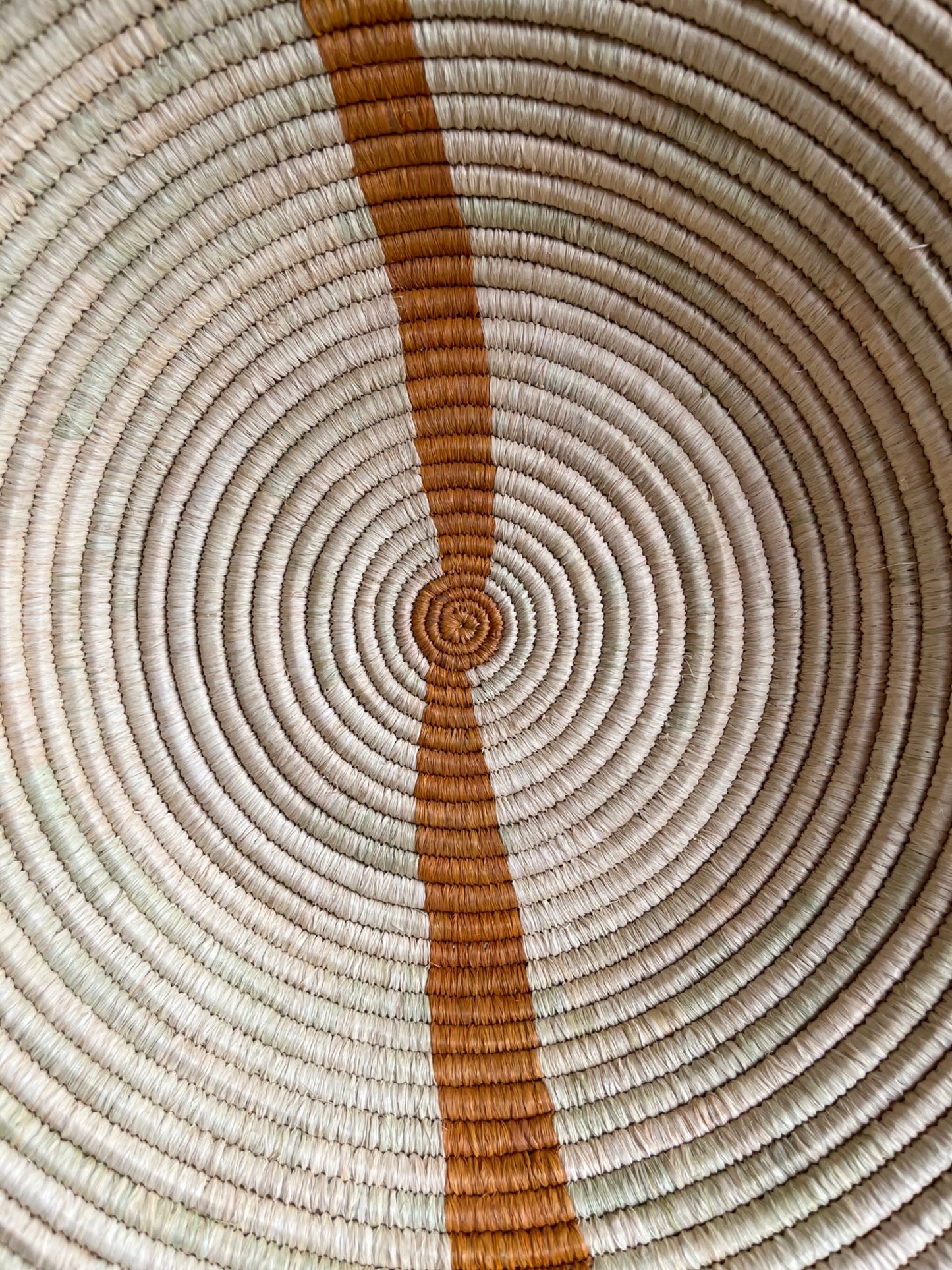 Stripe Basket in Ginger
