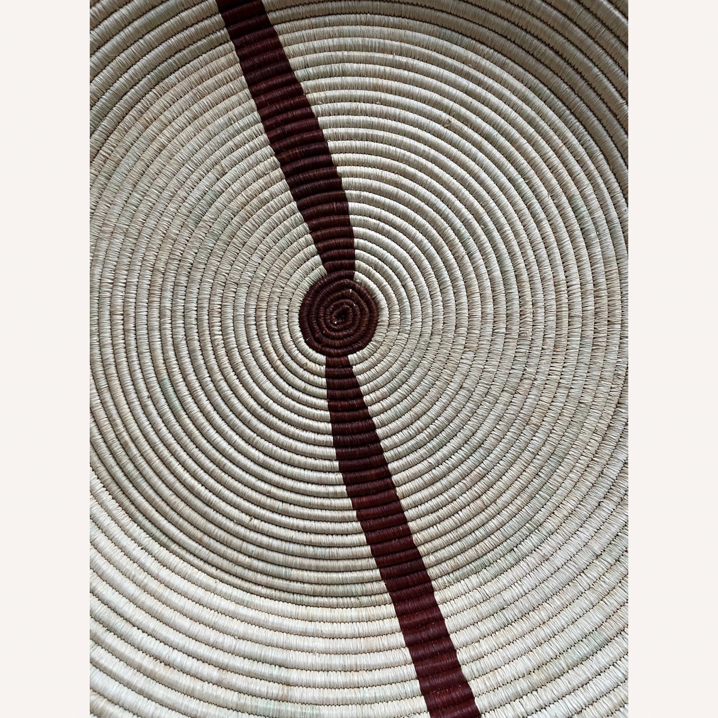 Stripe Basket in Tobacco
