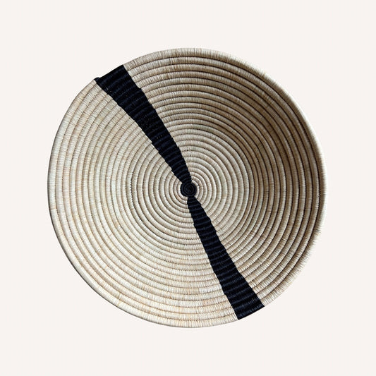 Stripe Basket in Ebony