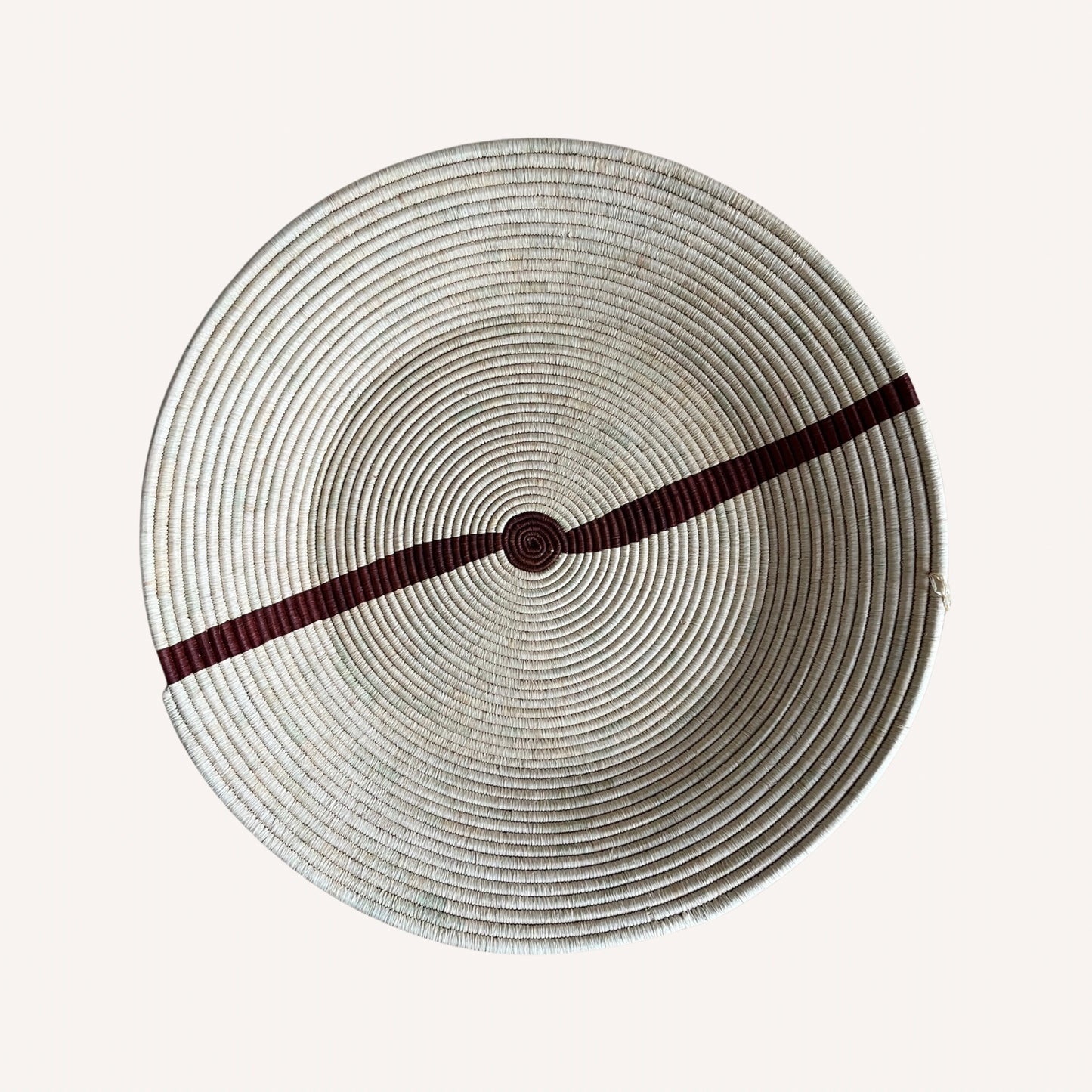 Stripe Basket in Tobacco