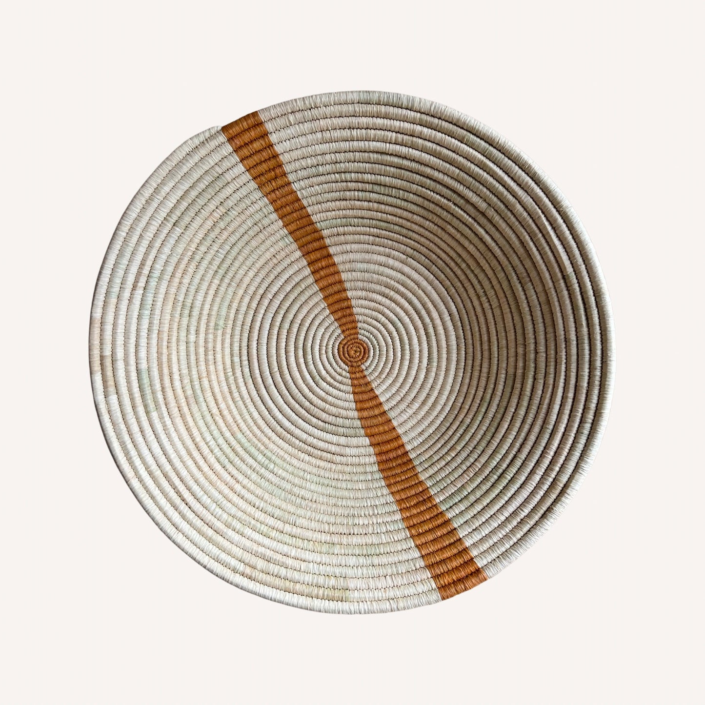 Stripe Basket in Ginger